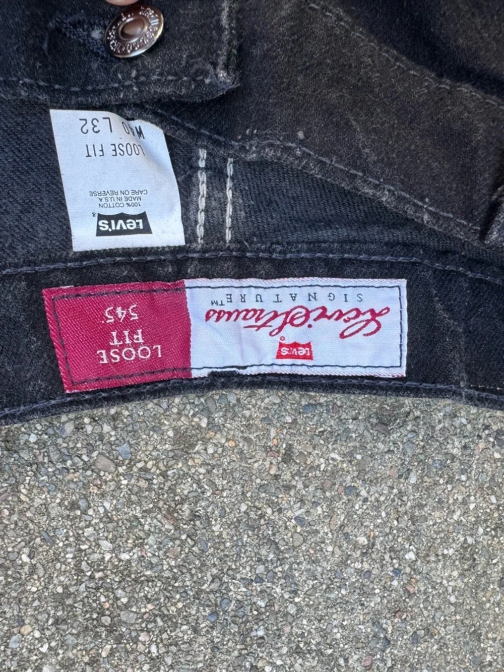 Vintage 1994 Levi’s 545 Black Jeans Deadstock BNWT 40x32 USA Made